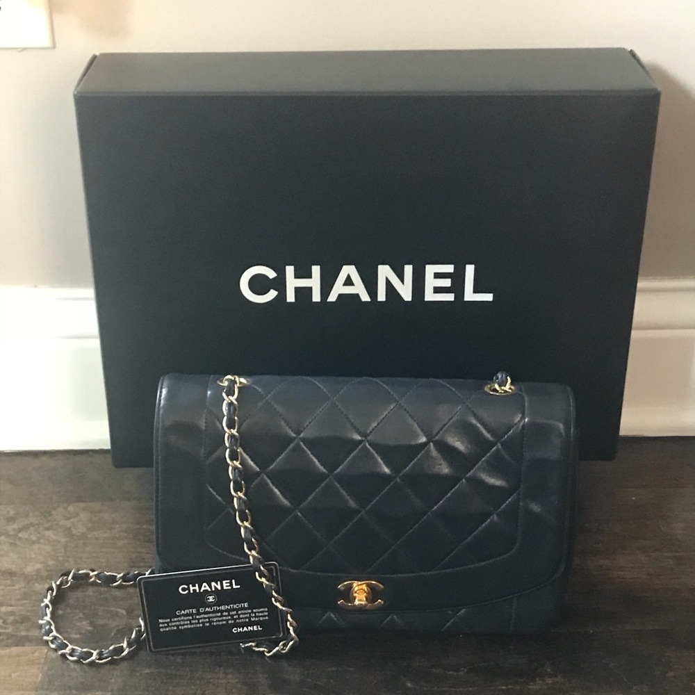 Authentic Lambskin Chanel Handbag